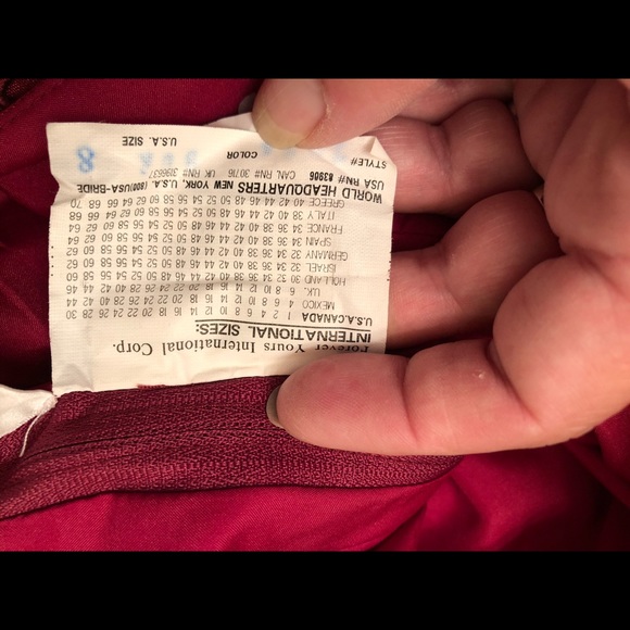 ABSOLUTELY STUNNING BEAUTIFUL VINTAGE DRESS SIZE 8 - Picture 9 of 10